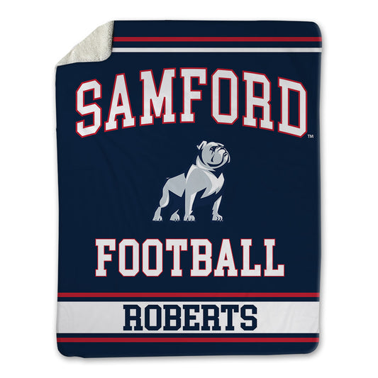 Samford - NCAA Football : Christian Roberts - Blanket-0