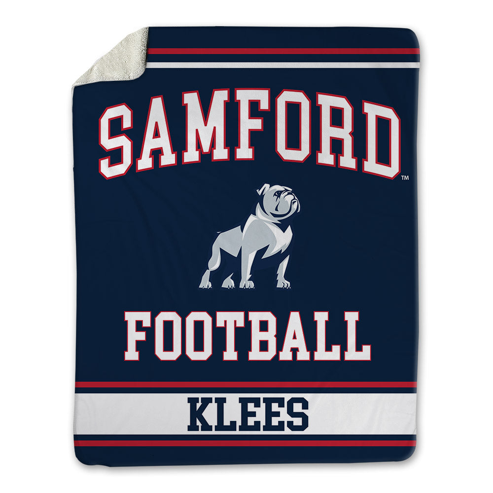 Samford - NCAA Football : Haden Klees - Blanket-0