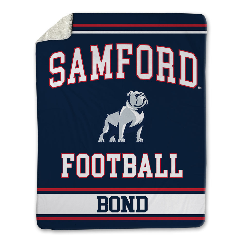Samford - NCAA Football : Zachary Bond - Blanket-0
