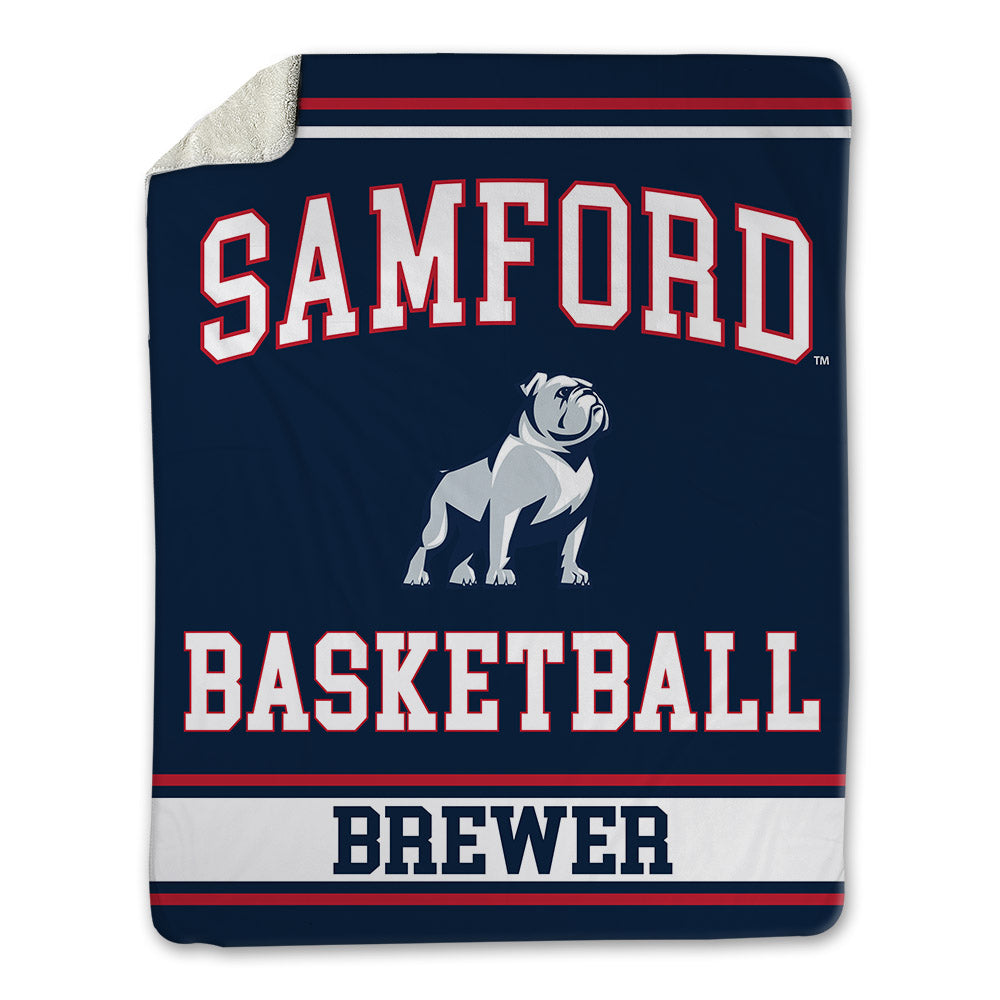Samford - NCAA Women's Basketball : Avary Brewer - Blanket-0
