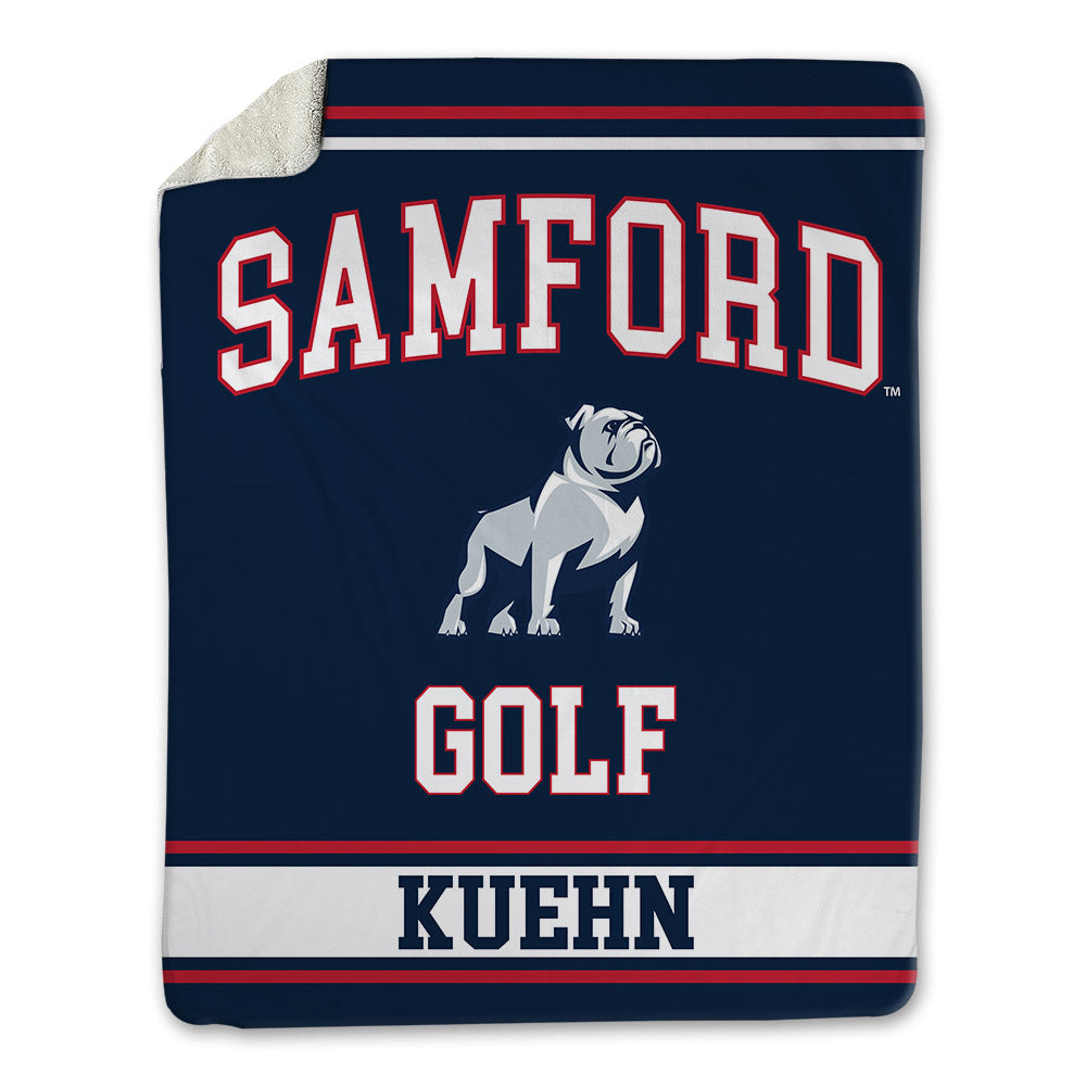 Samford - NCAA Men's Golf : Taylor Kuehn - Blanket-0