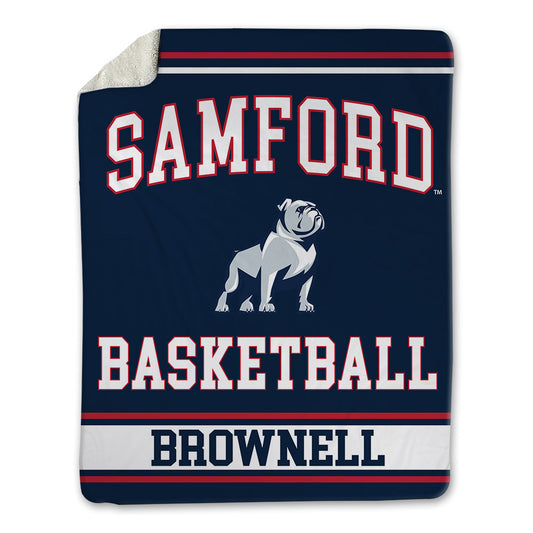 Samford - NCAA Men's Basketball : Jaden Brownell - Blanket-0