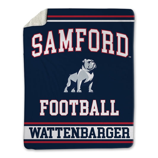 Samford - NCAA Football : Luke Wattenbarger - Blanket-0