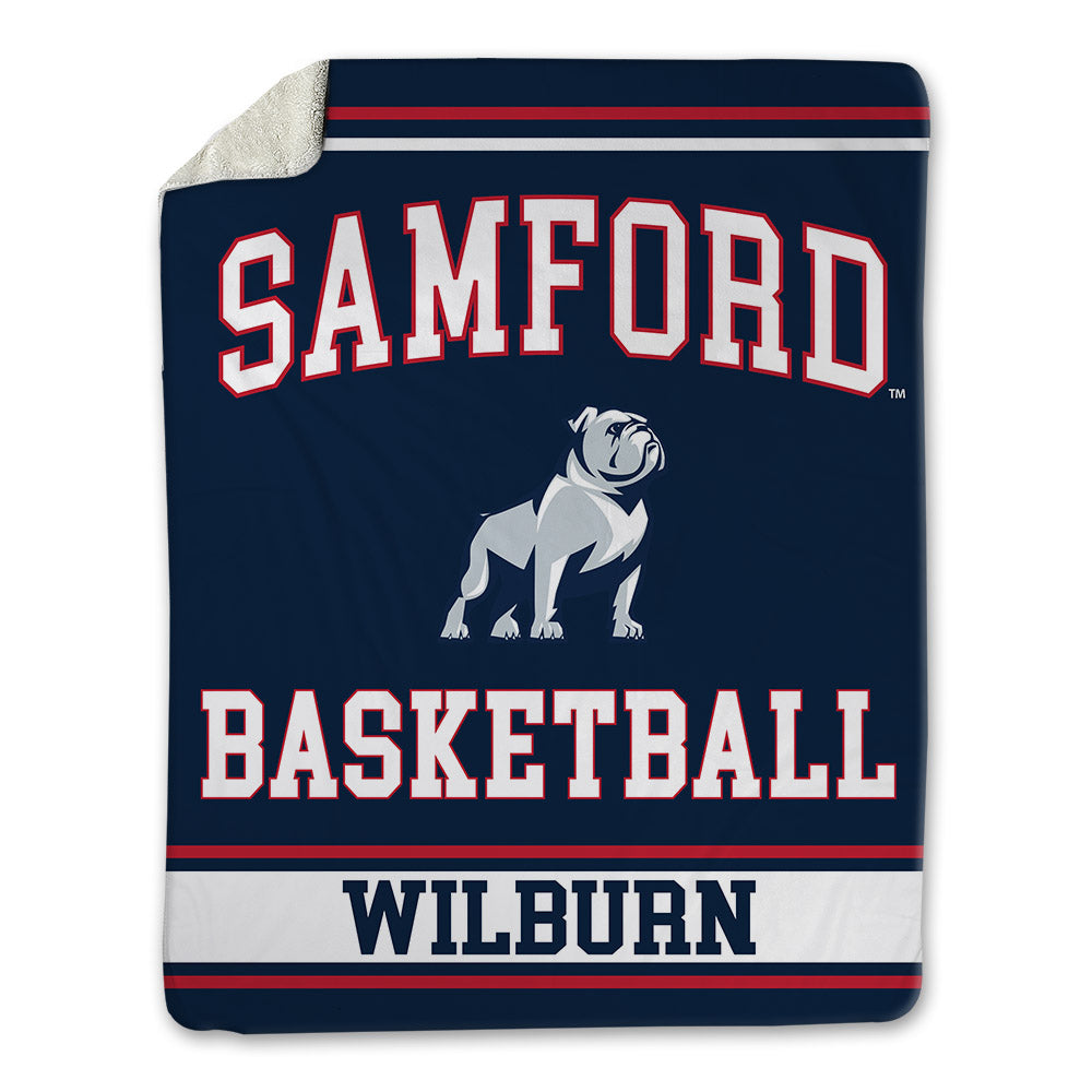 Samford - NCAA Men's Basketball : Zion Wilburn - Blanket-0