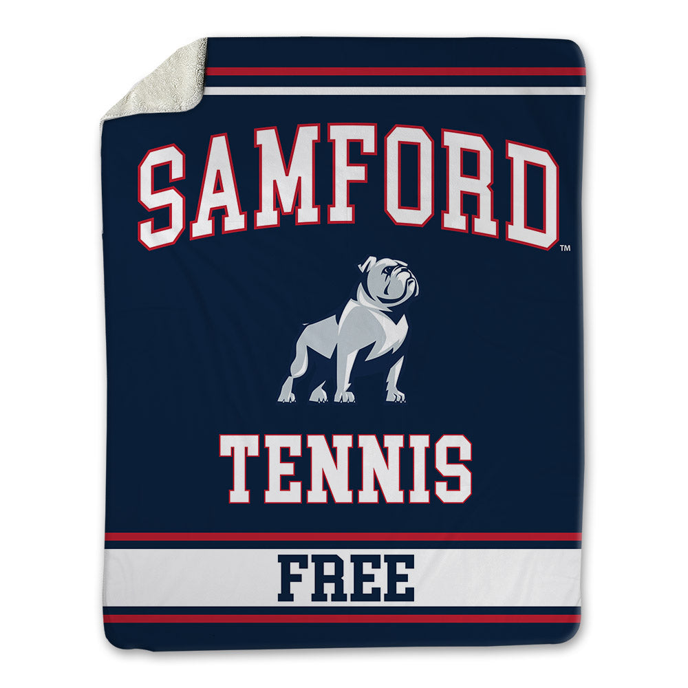 Samford - NCAA Men's Tennis : Parker Free - Blanket-0