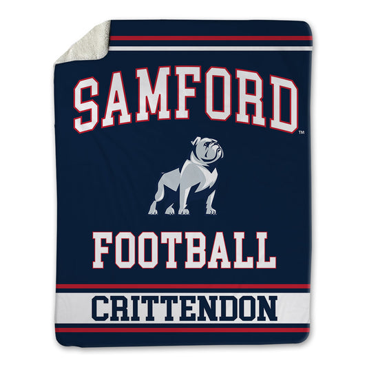 Samford - NCAA Football : Quincy Crittendon - Blanket-0
