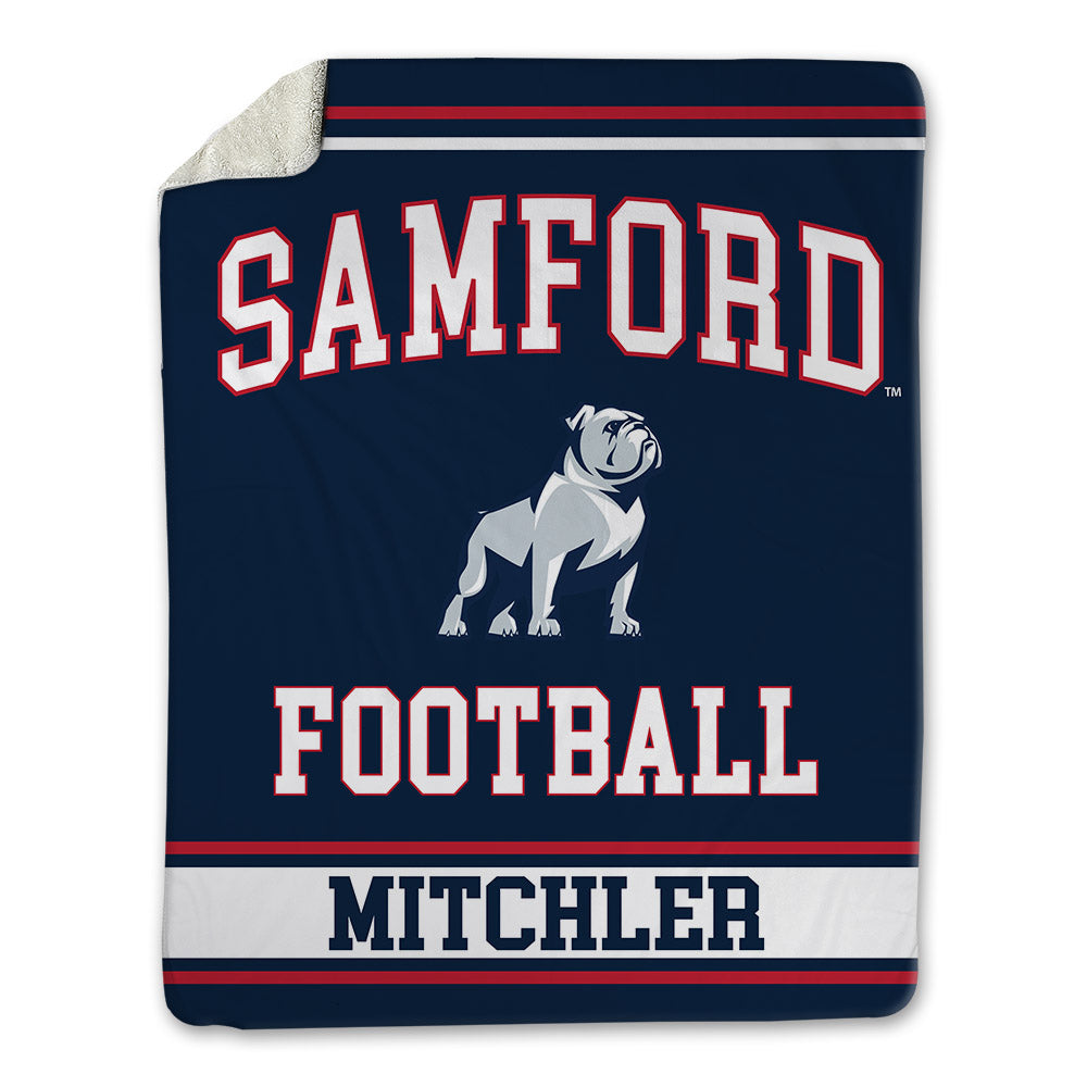 Samford - NCAA Football : Michael Mitchler - Blanket-0