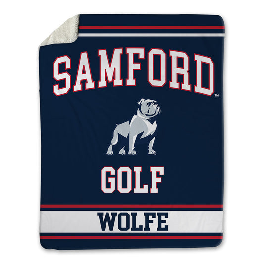 Samford - NCAA Men's Golf : Nolen Wolfe - Blanket-0