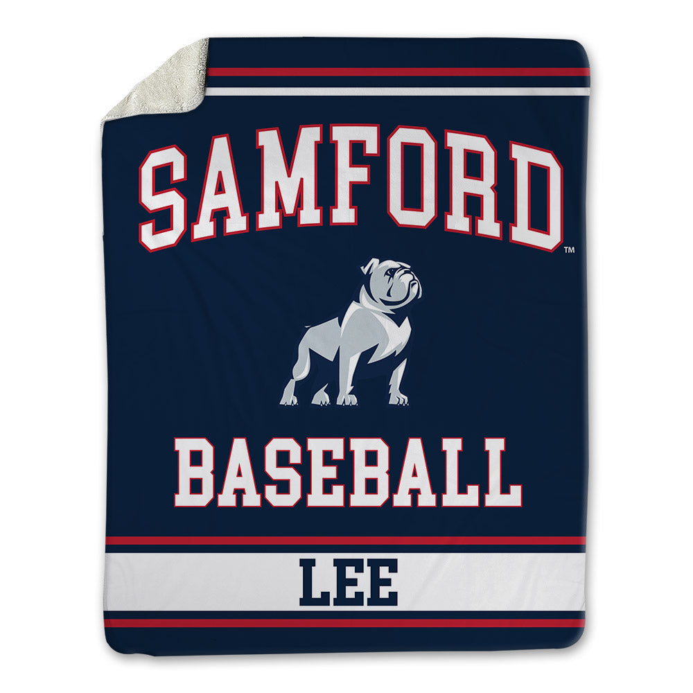 Samford - NCAA Baseball : Joseph Lee - Blanket-0