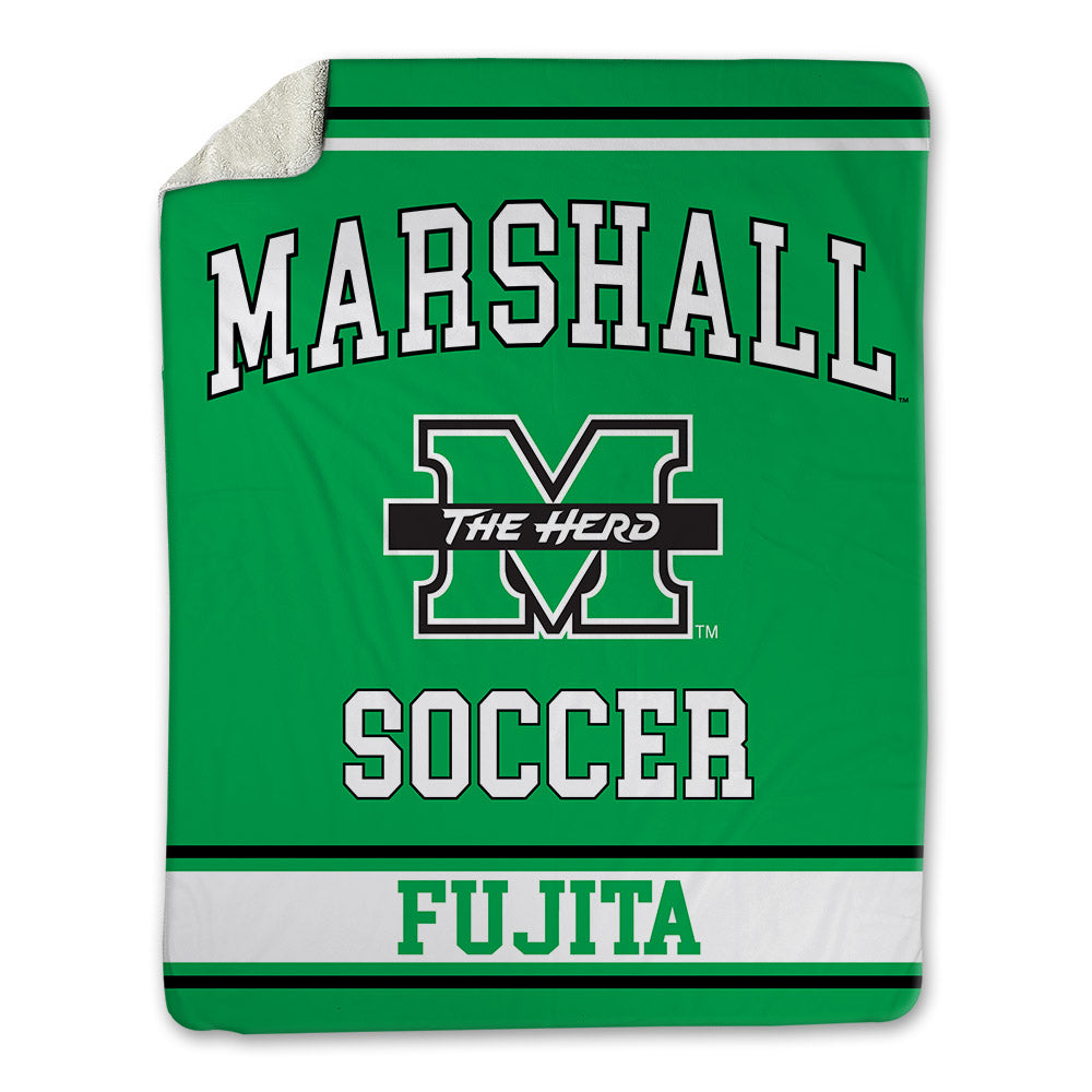 Marshall - NCAA Men's Soccer : Takahiro Fujita - Blanket-0