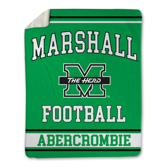 Marshall - NCAA Football : Jalyn Abercrombie - Blanket-0