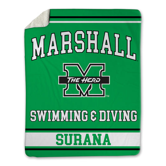 Marshall - NCAA Women's Swimming & Diving : Pari Surana - Blanket-0