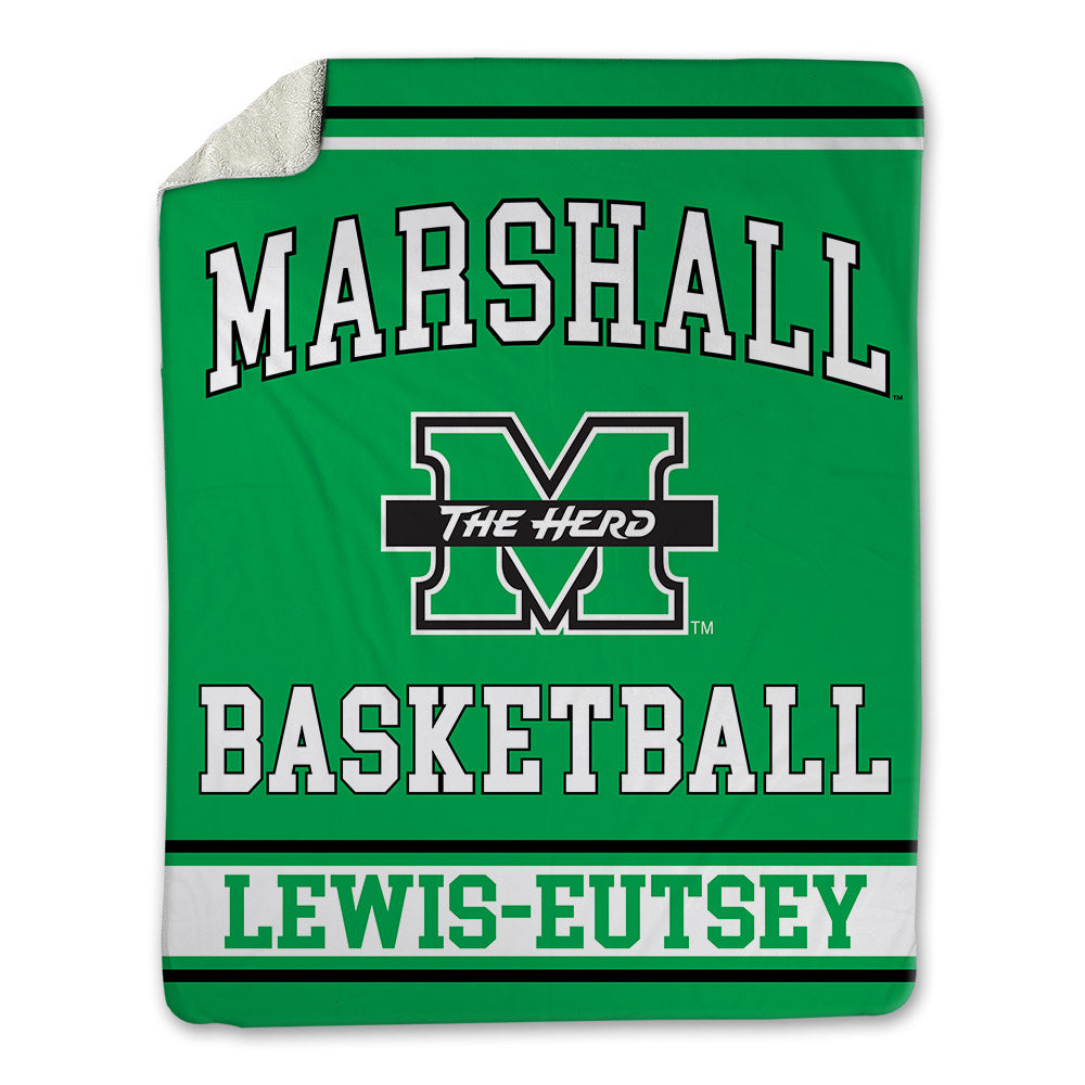 Marshall - NCAA Women's Basketball : Timaya Lewis-Eutsey - Blanket-0