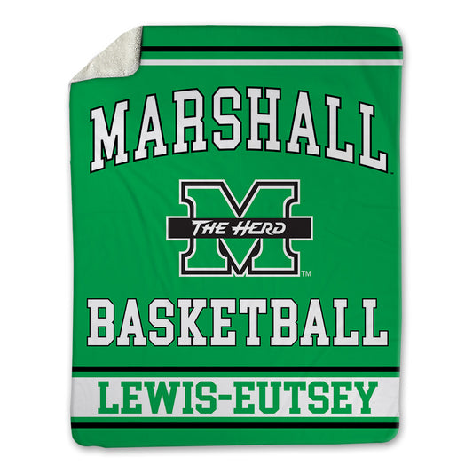 Marshall - NCAA Women's Basketball : Timaya Lewis-Eutsey - Blanket-0