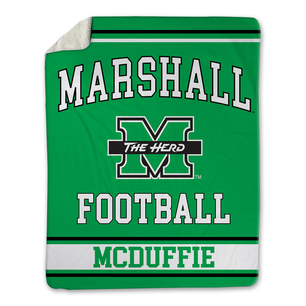 Marshall - NCAA Football : Tyler McDuffie - Blanket-0