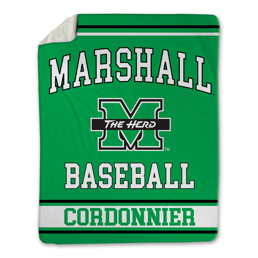 Marshall - NCAA Baseball : Braylon Cordonnier - Blanket-0