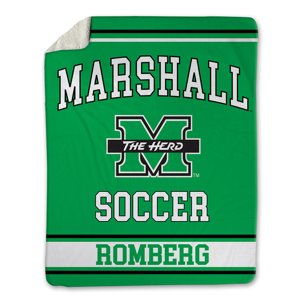 Marshall - NCAA Men's Soccer : Carl Romberg - Blanket-0