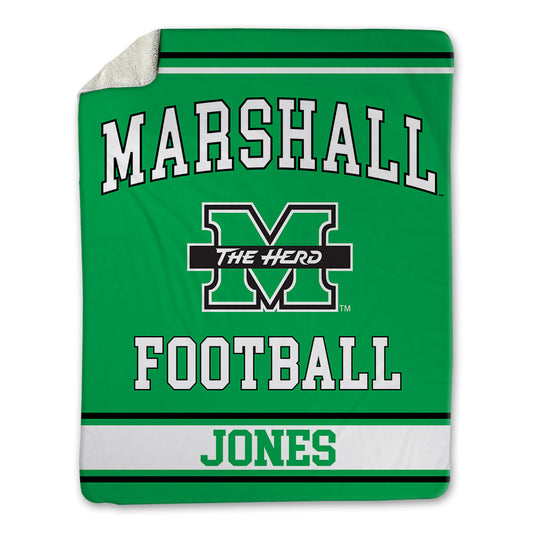 Marshall - NCAA Football : KJ Jones - Blanket-0