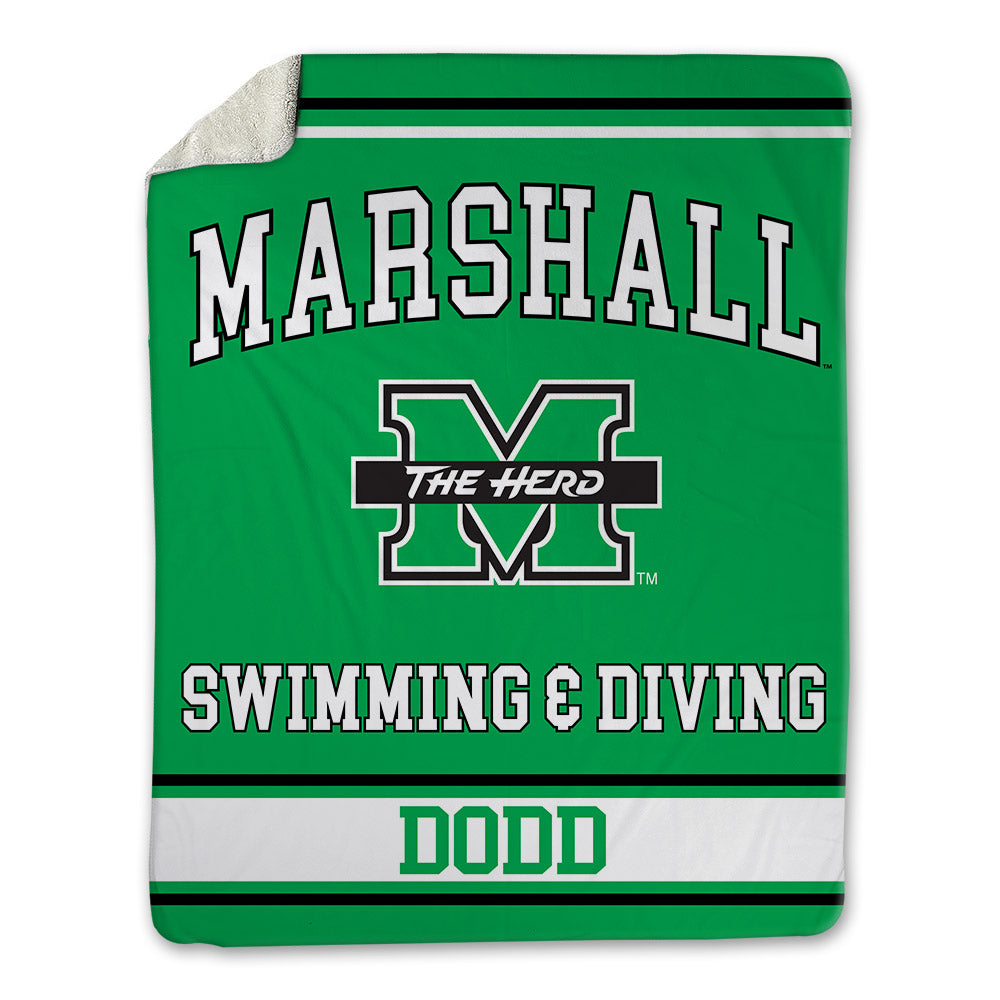 Marshall - NCAA Women's Swimming & Diving : Allison Dodd - Blanket-0