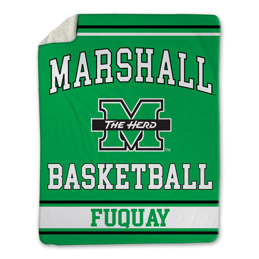 Marshall - NCAA Men's Basketball : Andrew Fuquay - Blanket-0