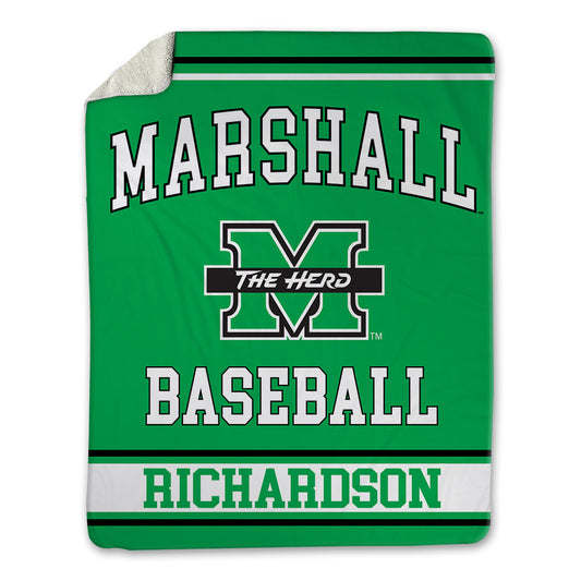 Marshall - NCAA Baseball : Hunter Richardson - Blanket-0