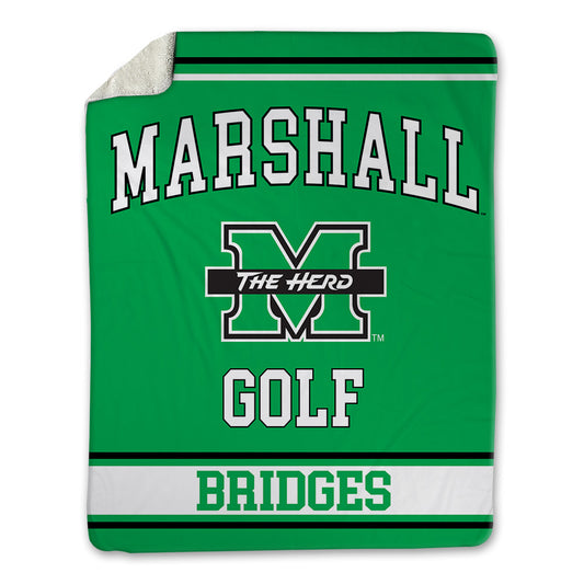 Marshall - NCAA Men's Golf : Ben Bridges - Blanket-0