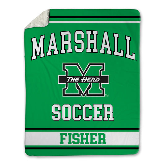 Marshall - NCAA Women's Soccer : Bailey Fisher - Blanket-0
