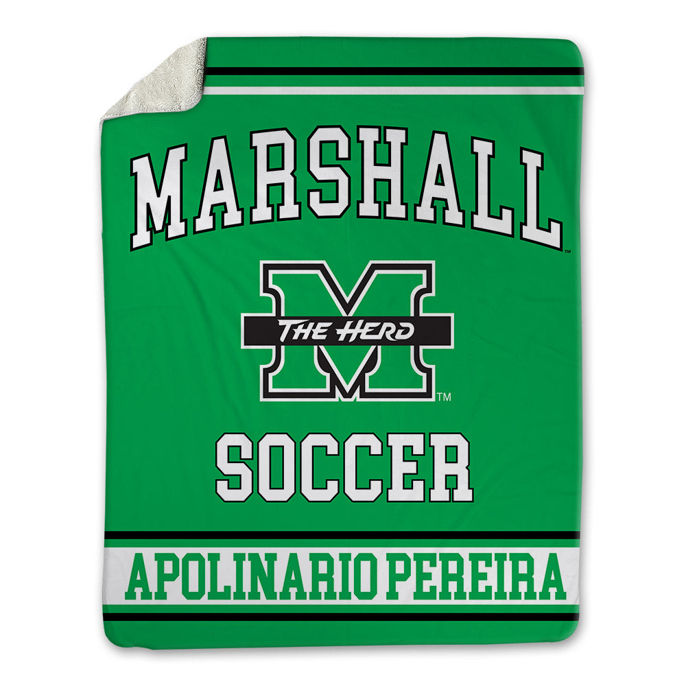 Marshall - NCAA Men's Soccer : Thiago Apolinario Pereira - Blanket-0