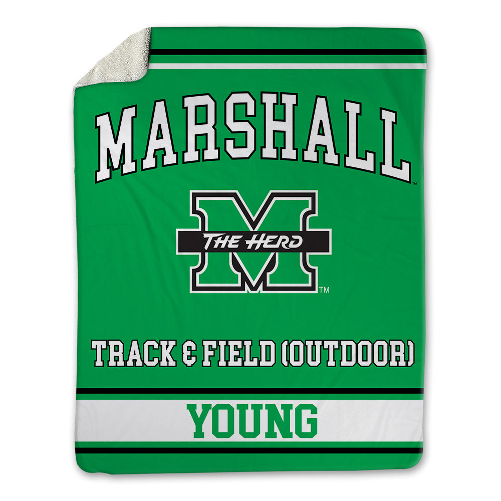 Marshall - NCAA Men's Track & Field : Aj Young - Blanket-0