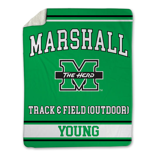 Marshall - NCAA Men's Track & Field : Aj Young - Blanket-0