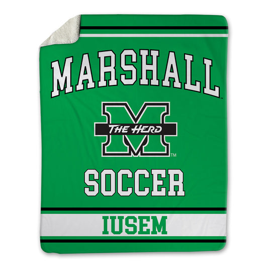 Marshall - NCAA Men's Soccer : Agust'n Iusem - Blanket-0