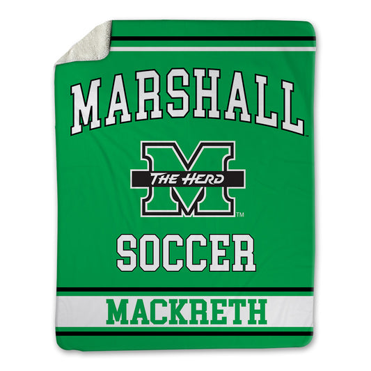 Marshall - NCAA Women's Soccer : Mackenzie Mackreth - Blanket-0
