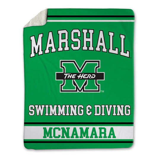 Marshall - NCAA Women's Swimming & Diving : Lauren McNamara - Blanket-0