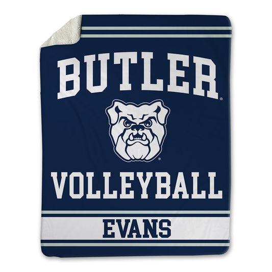 BU - NCAA Women's Volleyball : Lauren Evans - Blanket-0