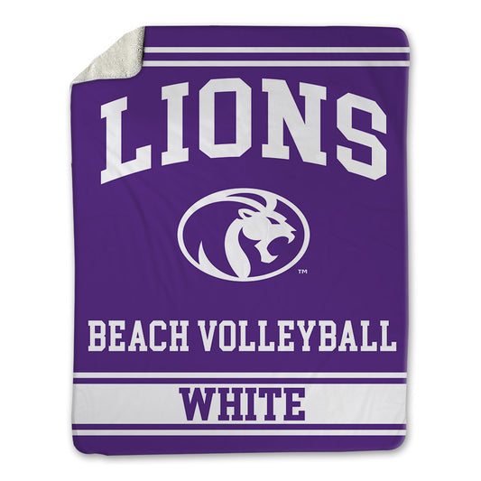 North Alabama - NCAA Beach Volleyball : Emma White - Blanket-0