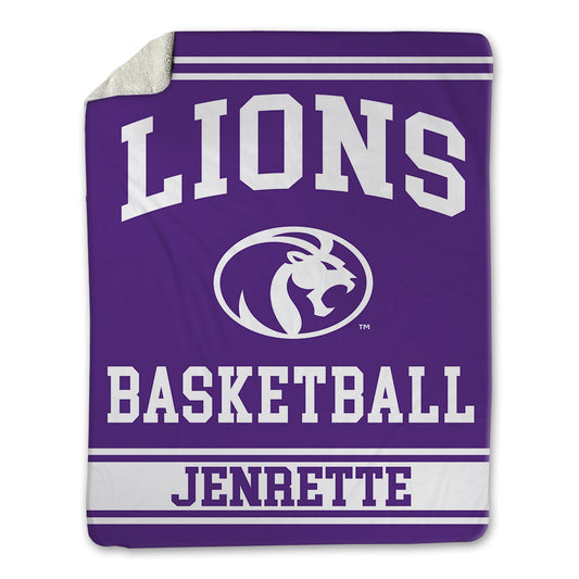 North Alabama - NCAA Men's Basketball : Israel Jenrette - Blanket-0
