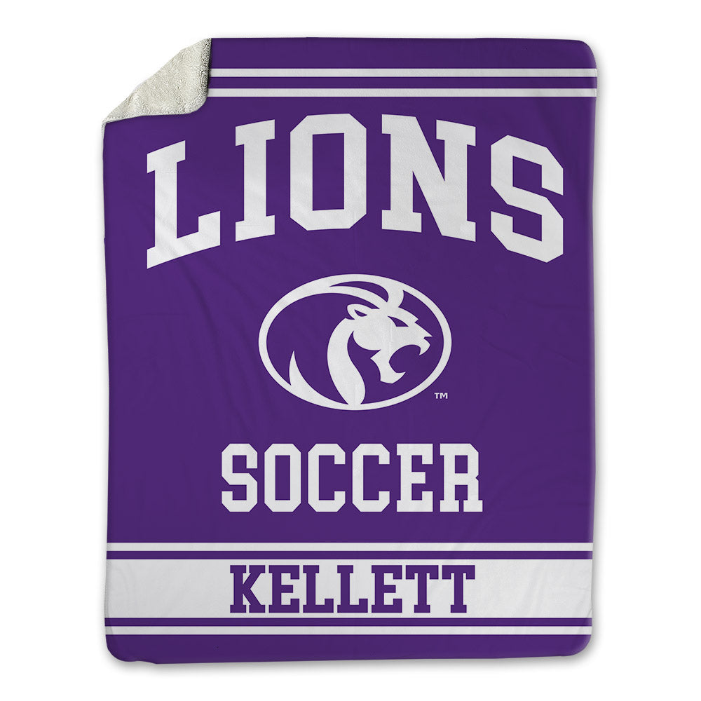 North Alabama - NCAA Women's Soccer : Charlotte Kellett - Blanket-0