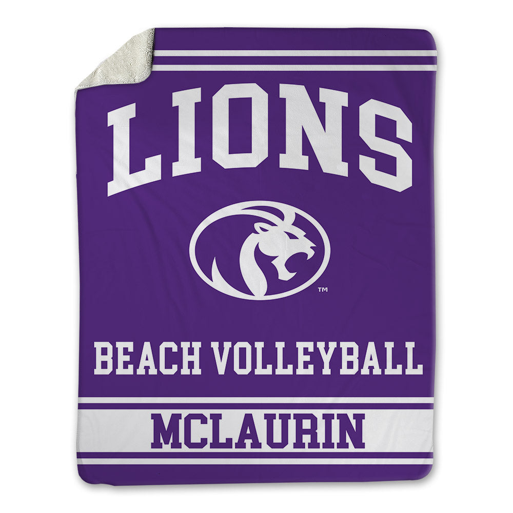 North Alabama - NCAA Beach Volleyball : Marti Mclaurin - Blanket-0