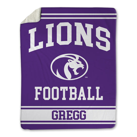 North Alabama - NCAA Football : Noah Gregg - Blanket-0