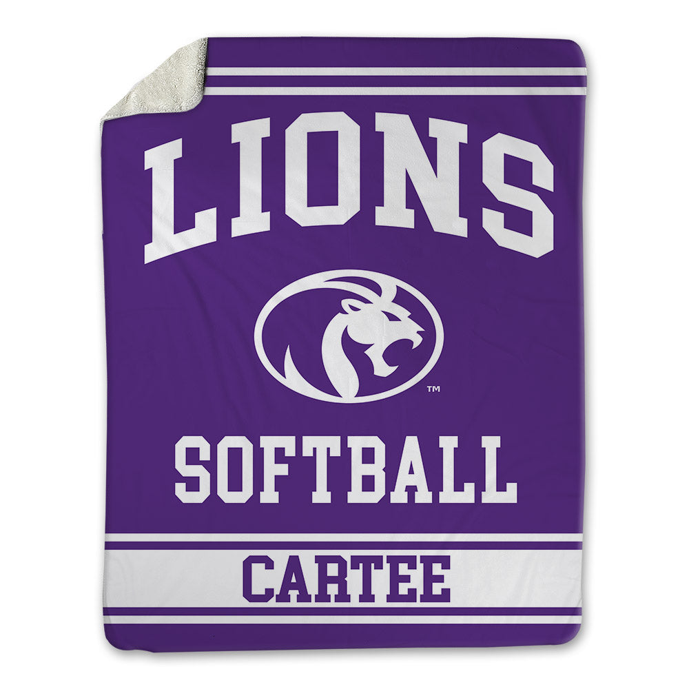 North Alabama - NCAA Softball : Lillyanna Cartee - Blanket-0