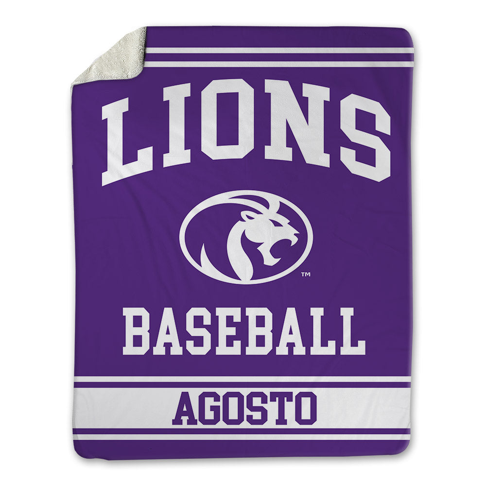 North Alabama - NCAA Baseball : Justus Agosto - Blanket-0