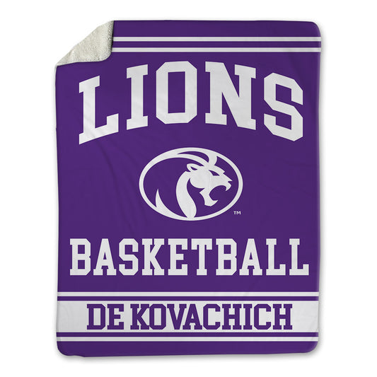 North Alabama - NCAA Men's Basketball : Kevin De Kovachich - Blanket-0