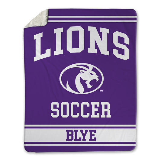 North Alabama - NCAA Women's Soccer : Allanah Blye - Blanket-0