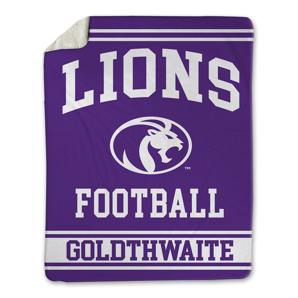 North Alabama - NCAA Football : Raykwon Goldthwaite - Blanket-0