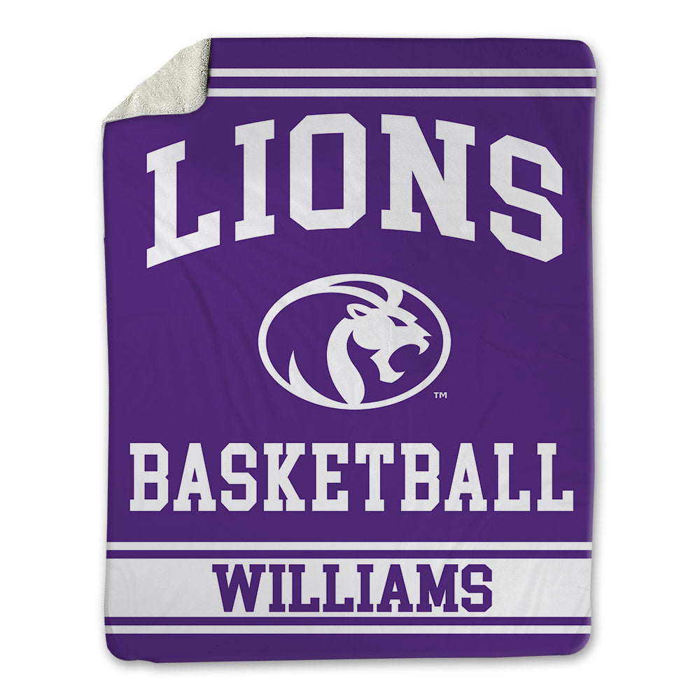 North Alabama - NCAA Men's Basketball : Corneilous Williams - Blanket-0
