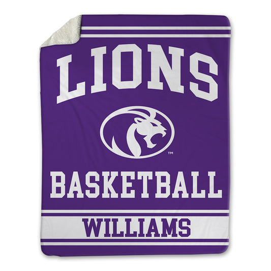 North Alabama - NCAA Men's Basketball : Corneilous Williams - Blanket-0