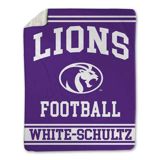 North Alabama - NCAA Football : Edwin White-Schultz - Blanket-0