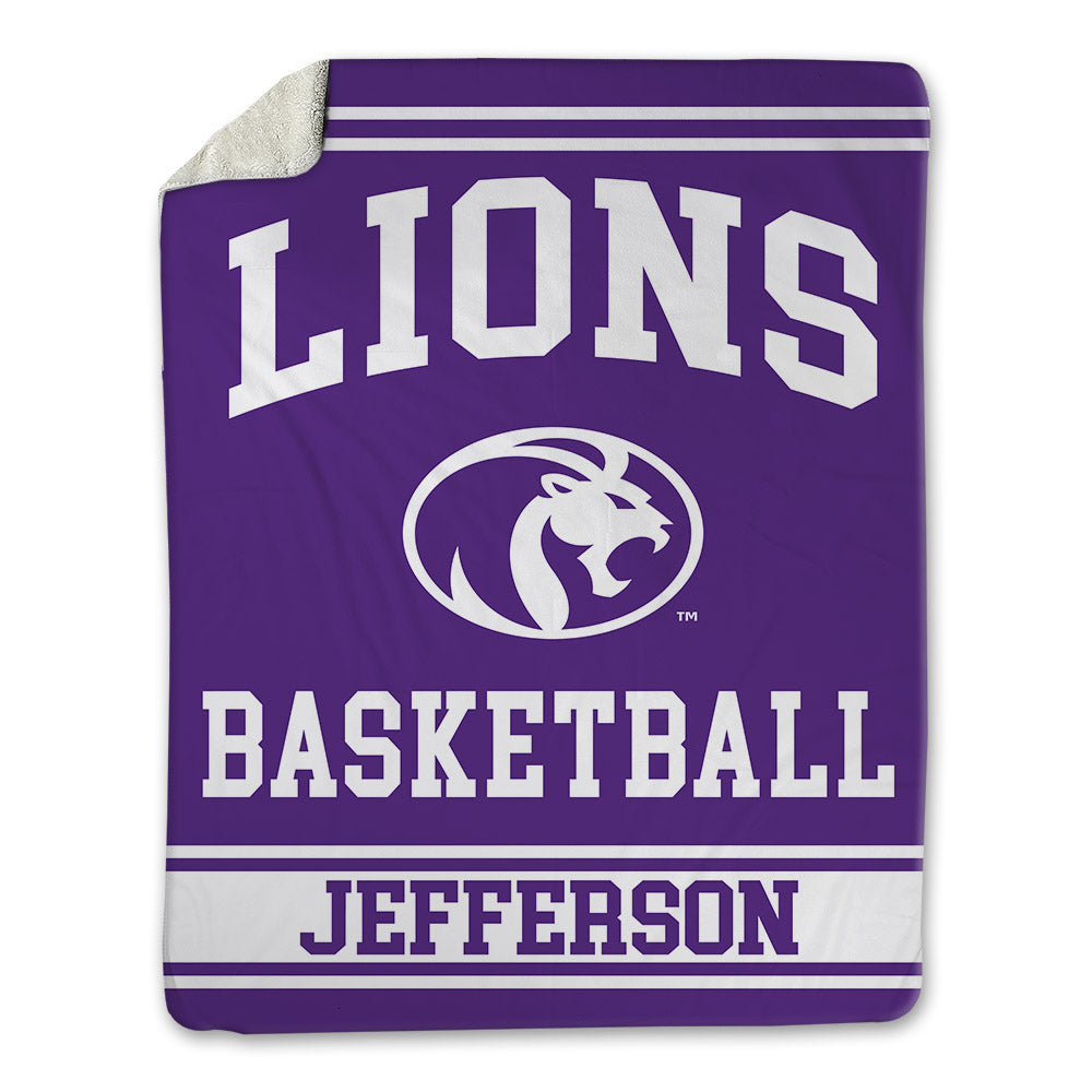 North Alabama - NCAA Men's Basketball : Canin Jefferson - Blanket-0