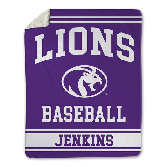 North Alabama - NCAA Baseball : Leighton Jenkins - Blanket-0