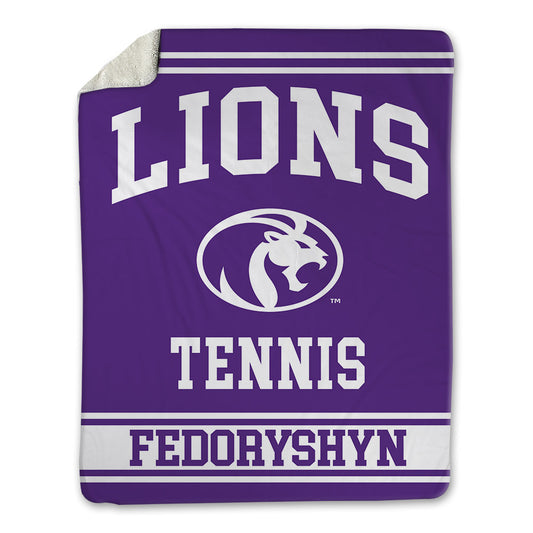 North Alabama - NCAA Men's Tennis : Nazar Fedoryshyn - Blanket-0